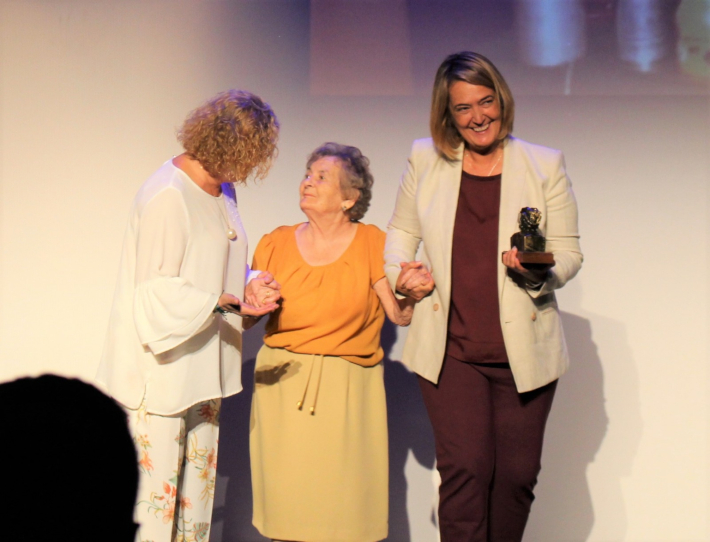 Mara del Carmen Artillo, Francisco Alcaraz y Victoria Correa, premiados en el Da del Mayor